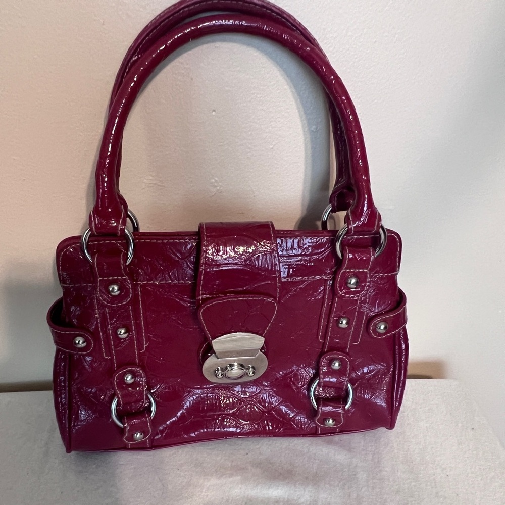 Red handbag